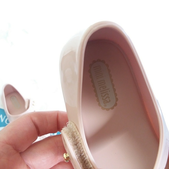 🚫🚫SOLD🚫🚫Mini Melissa pink shoes size 8 - Picture 4 of 6